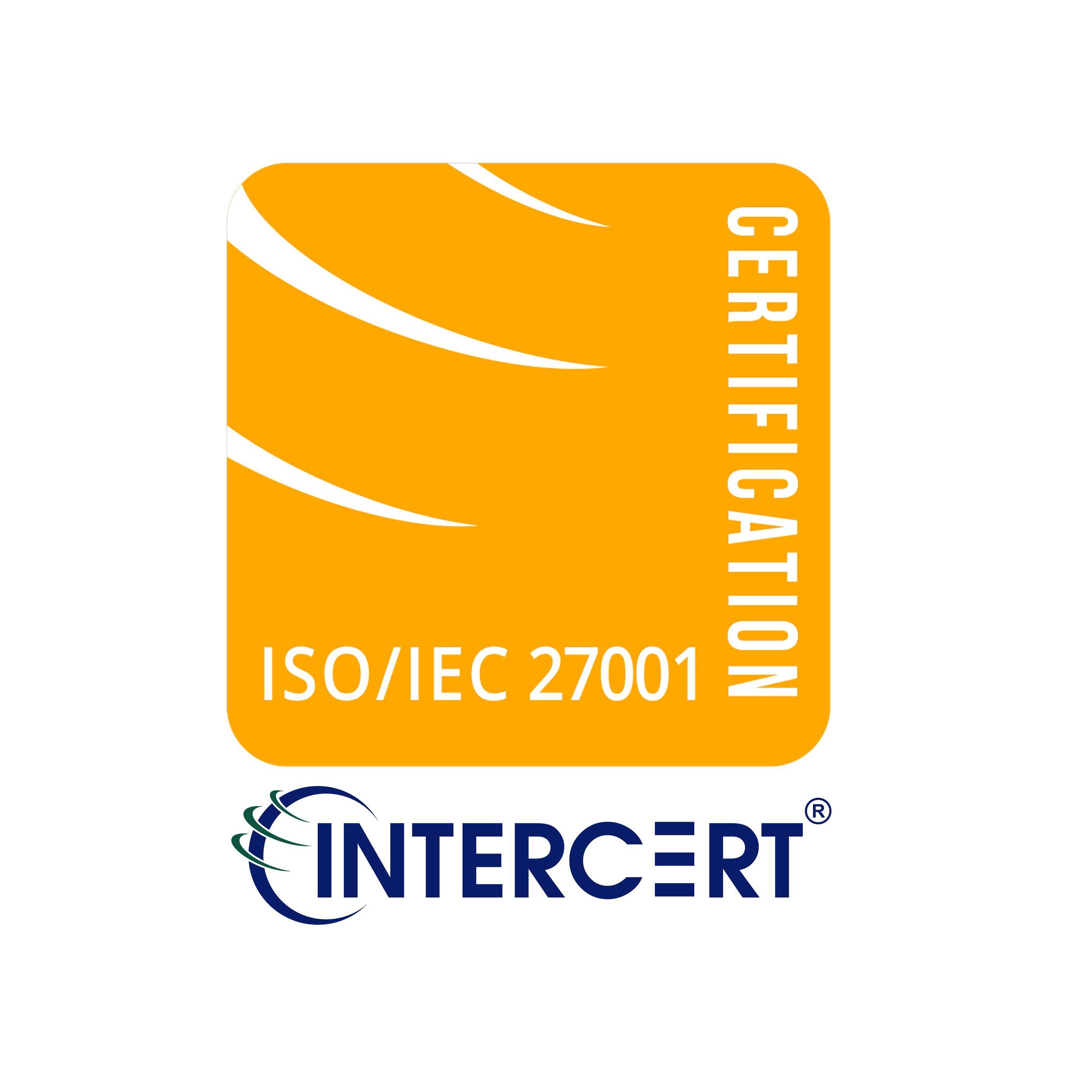 ISO/IEC 27001:2022 certified by INTERCERT